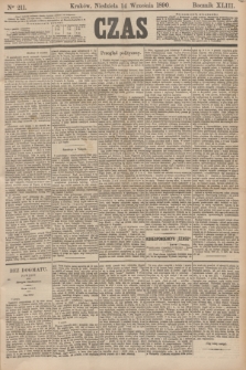 Czas. R.43, Ner 211 (14 września 1890)