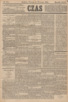Czas. R.43, Ner 224 (30 września 1890)