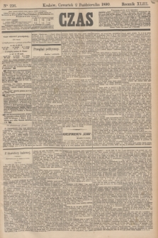 Czas. R.43, Ner 226 (2 października 1890)