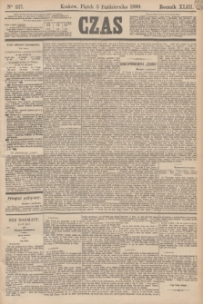 Czas. R.43, Ner 227 (3 października 1890)