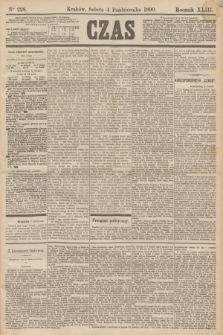 Czas. R.43, Ner 228 (4 października 1890)