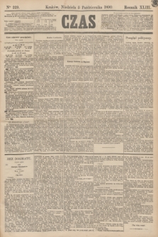 Czas. R.43, Ner 229 (5 października 1890)