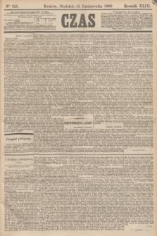 Czas. R.43, Ner 235 (12 października 1890)