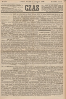 Czas. R.43, Ner 253 (4 listiopada 1890)