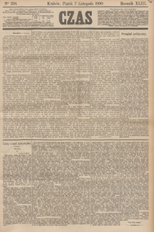Czas. R.43, Ner 256 (7 listopada 1890)