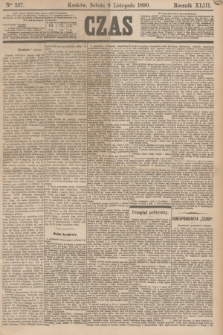 Czas. R.43, Ner 257 (8 listopada 1890)