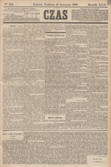 Czas. R.43, Ner 264 (16 listopada 1890)