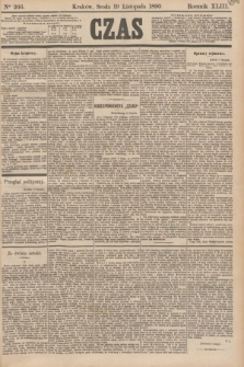 Czas. R.43, Ner 266 (19 listopada 1890)