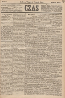 Czas. R.43, Ner 277 (2 grudnia 1890)