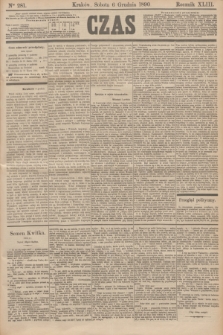 Czas. R.43, Ner 281 (6 grudnia 1890)