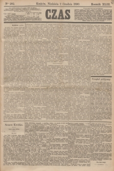 Czas. R.43, Ner 282 (7 grudnia 1890)