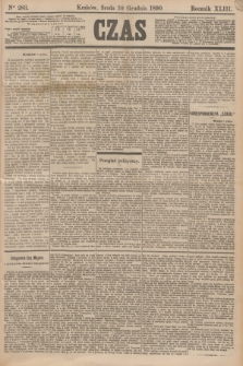 Czas. R.43, Ner 283 (10 grudnia 1890)