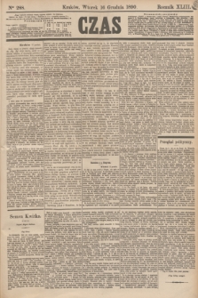 Czas. R.43, Ner 288 (16 grudnia 1890)