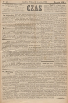 Czas. R.43, Ner 291 (19 grudnia 1890)