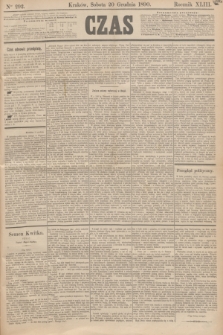 Czas. R.43, Ner 292 (20 grudnia 1890)