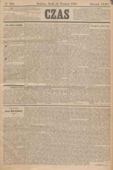 Czas. R.43, Ner 295 (24 grudnia 1890)