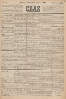 Czas. R.43, Ner 297 (28 grudnia 1890)
