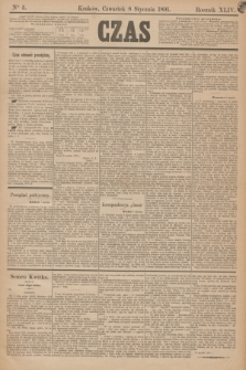 Czas. R.44, Ner 5 (8 stycznia 1891)