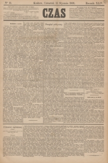 Czas. R.44, Ner 11 (15 stycznia 1891)