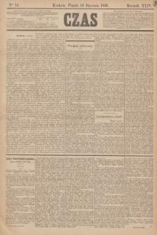 Czas. R.44, Ner 12 (16 stycznia 1891)