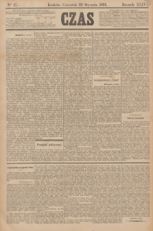 Czas. R.44, Ner 17 (22 stycznia 1891)