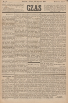Czas. R.44, Ner 19 (24 stycznia 1891)