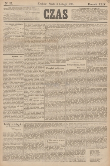 Czas. R.44, Ner 27 (4 lutego 1891)