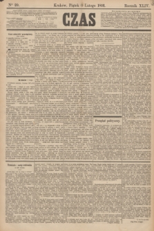 Czas. R.44, Ner 29 (6 lutego 1891)