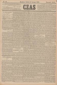 Czas. R.44, Ner 45 (25 lutego 1891)
