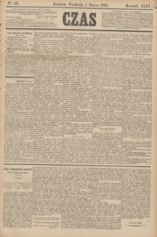Czas. R.44, Ner 49 (1 marca 1891)