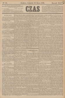 Czas. R.44, Ner 58 (12 marca 1891)