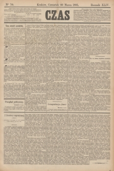 Czas. R.44, Ner 70 (26 marca 1891)