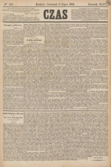 Czas. R.44, Ner 153 (9 lipca 1891)