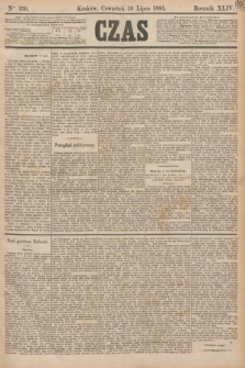 Czas. R.44, Ner 159 (16 lipca 1891)