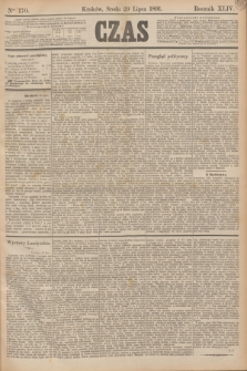 Czas. R.44, Ner 170 (29 lipca 1891)