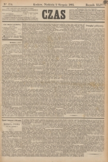 Czas. R.44, Ner 174 (2 sierpnia 1891)