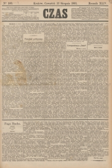 Czas. R.44, Ner 183 (13 sierpnia 1891)