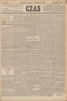 Czas. R.44, Ner 198 (1 września 1891)