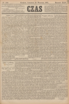 Czas. R.44, Ner 205 (10 września 1891)