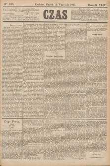 Czas. R.44, Ner 206 (11 września 1891)