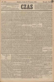 Czas. R.44, Ner 210 (16 września 1891)