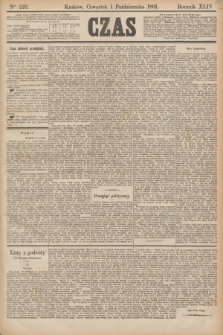 Czas. R.44, Ner 223 (1 października 1891)