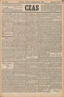 Czas. R.44, Ner 224 (2 października 1891)