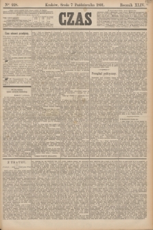 Czas. R.44, Ner 228 (7 października 1891)