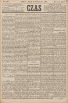 Czas. R.44, Ner 230 (9 października 1891)