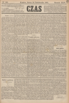 Czas. R.44, Ner 231 (10 października 1891)