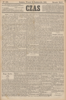 Czas. R.44, Ner 233 (13 października 1891)
