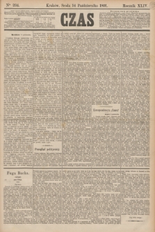 Czas. R.44, Ner 234 (14 października 1891)
