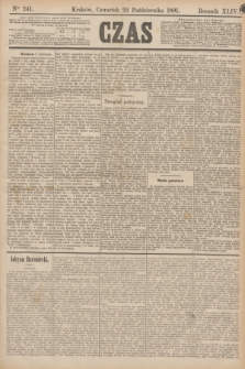 Czas. R.44, Ner 241 (22 października 1891)