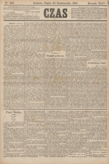 Czas. R.44, Ner 242 (23 października 1891)